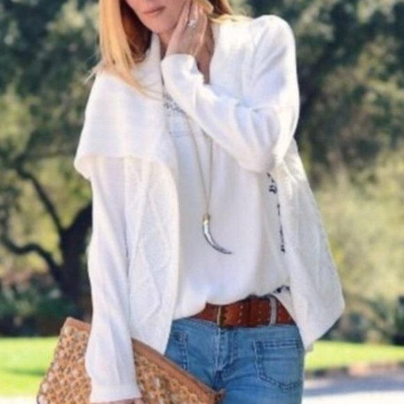 Cabi #193 Cable Knit Cardigan - Medium - Picture 1 of 6